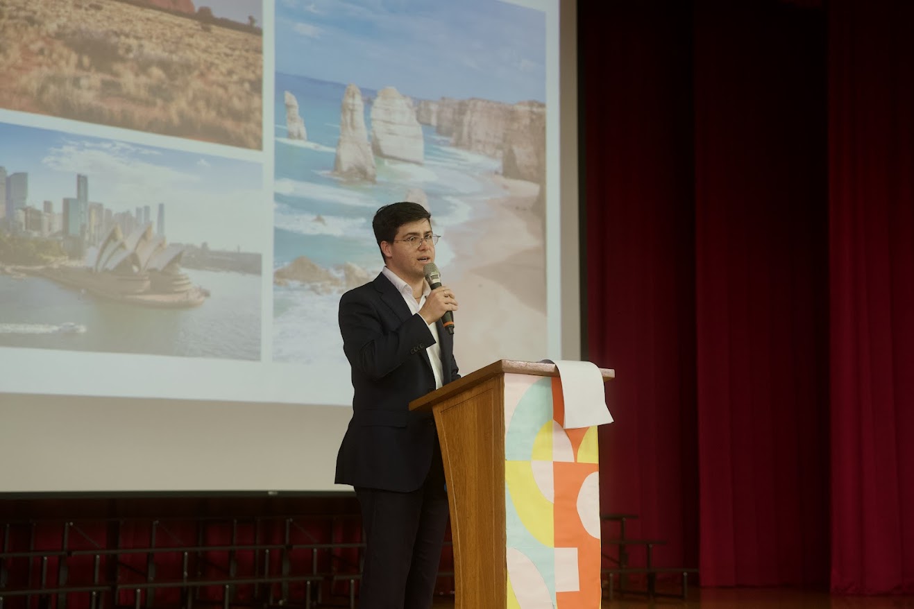 Deputy Representative Temple gives a speech entitled "Understanding Australia."