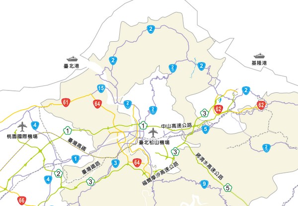 Transportation System picture of New Taipei City, the details are as above.